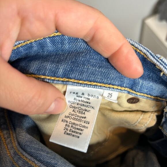 Rag & Bone Dre Low Rise Slim Boyfriend Jean - Picture 6 of 8